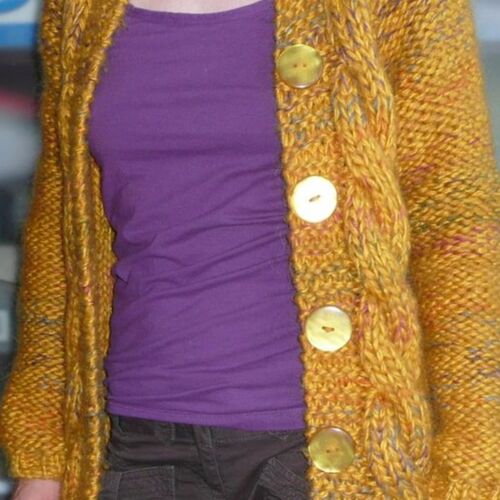 Strickjacke offen oder zu